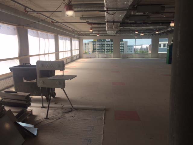 Interiör från GROW med installationsgolv från Flexible Office